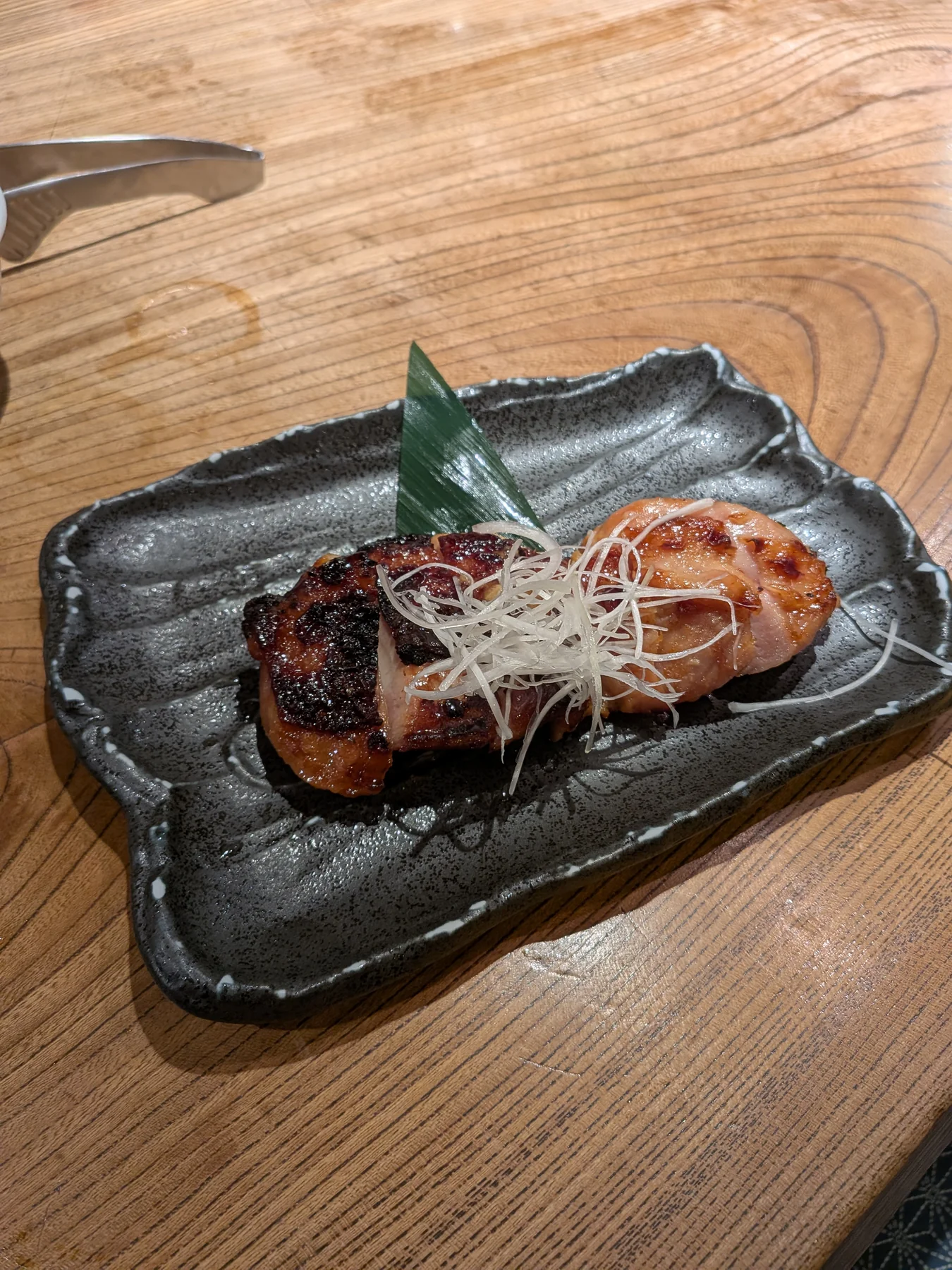 Miso-grilled chicken at Ura-ya